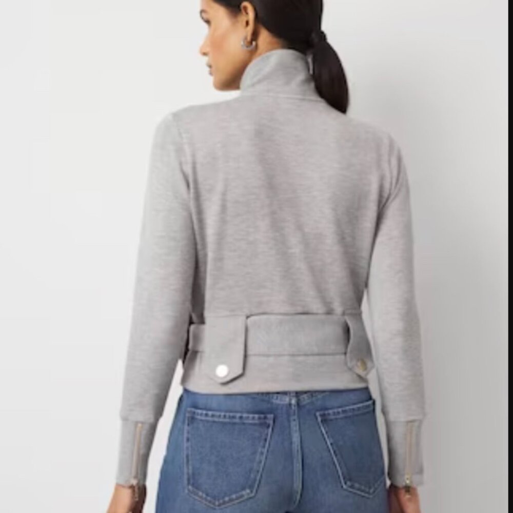 NWT WHBM Belted Moto Cardigan - Picture 3 of 7